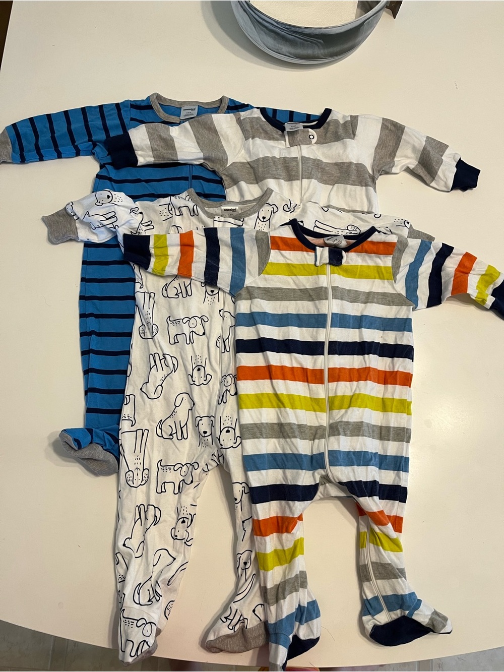 4pc footed pajama set